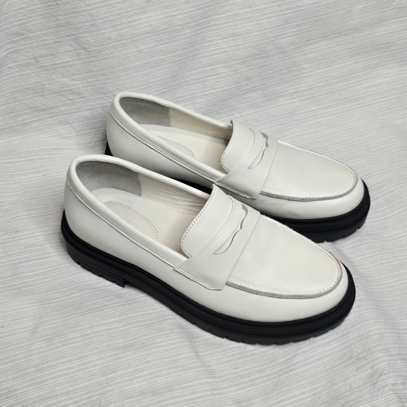 Quince White Loafers for Women - Picture 1 of 5